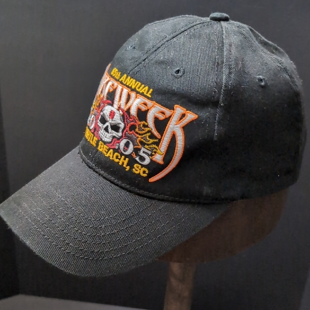 Shade Shack, Myrtle Beach SC 2005,65th Annual Bike Week,Black Ball Cap.
